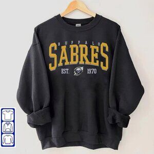 Vintage 90s Buffalo Sabres Hockey Sweater, Retro NHL Buffalo Sabres shirt unisex